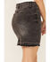 Image #3 - Wishlist Women's Released Hem Denim Mini Skirt, Grey, hi-res