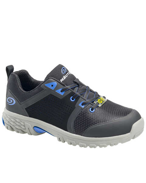 Image #1 - Nautilus Men's Zephyr Work Shoes - Composite Toe, Black, hi-res