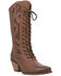 Dingo Women's San Miguel Lace-Up Western Boot - Snip Toe, Tan, hi-res