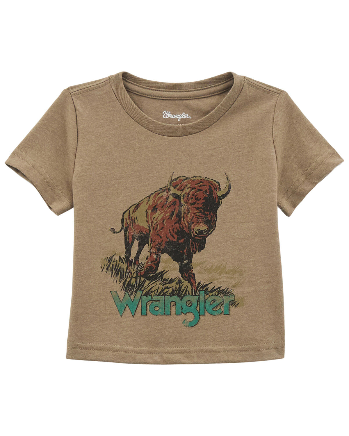 Image #1 - Wrangler Toddler Boys' Buffalo Logo Short Sleeve Graphic T-Shirt, , hi-res