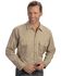 Image #1 - Dickies Twill Work Shirt - Big & Tall, Khaki, hi-res