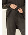 Image #4 - Free People Women's Around The Clock Jogger Sweatpants, Charcoal, hi-res