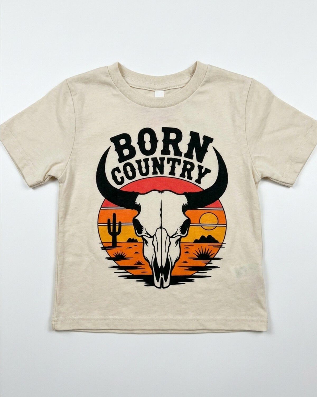 Cody James Toddler Boy's Born Country Short Sleeve Graphic T-Shirt, Natural, hi-res