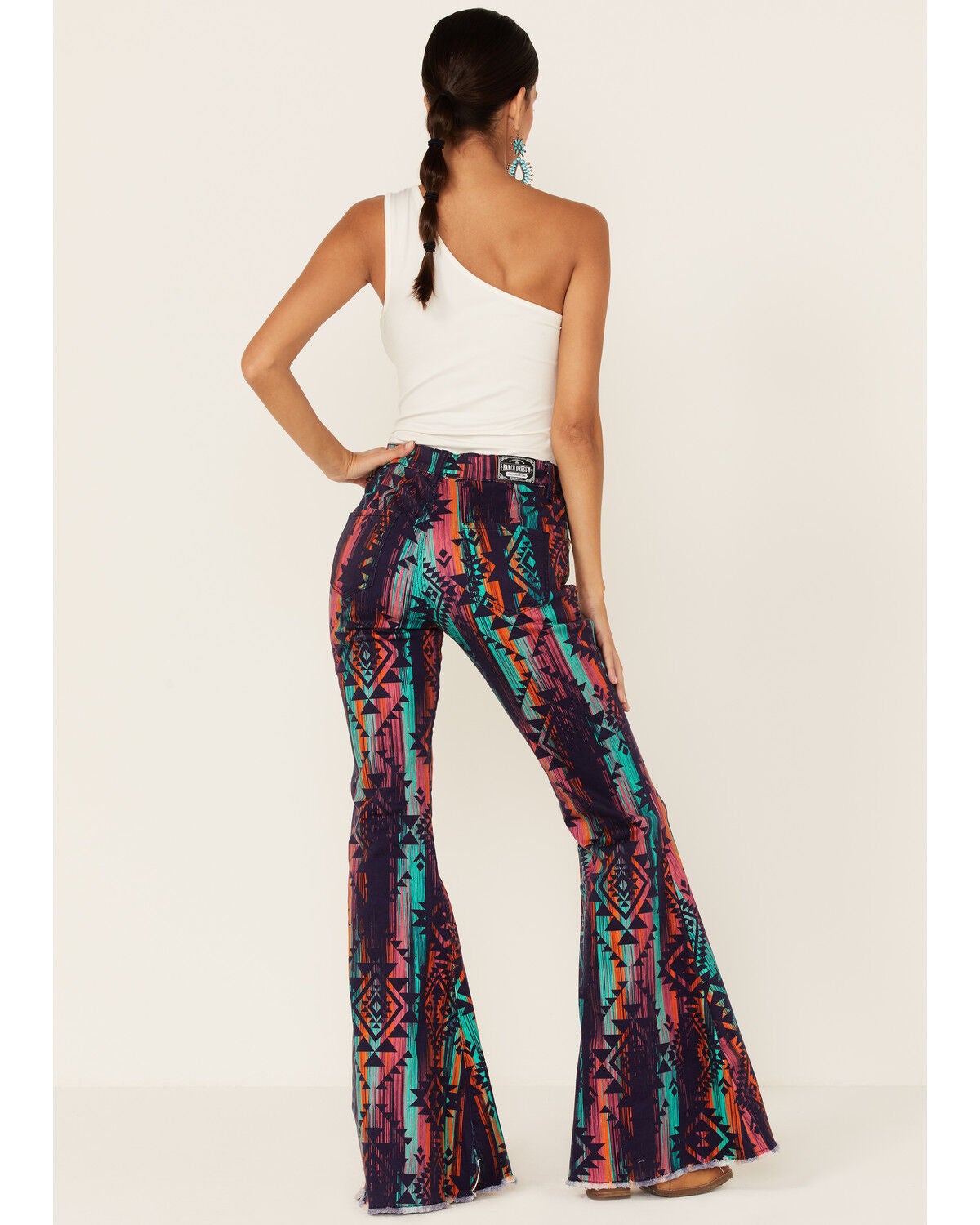 Southwestern Print Flare Jeans | Sheplers