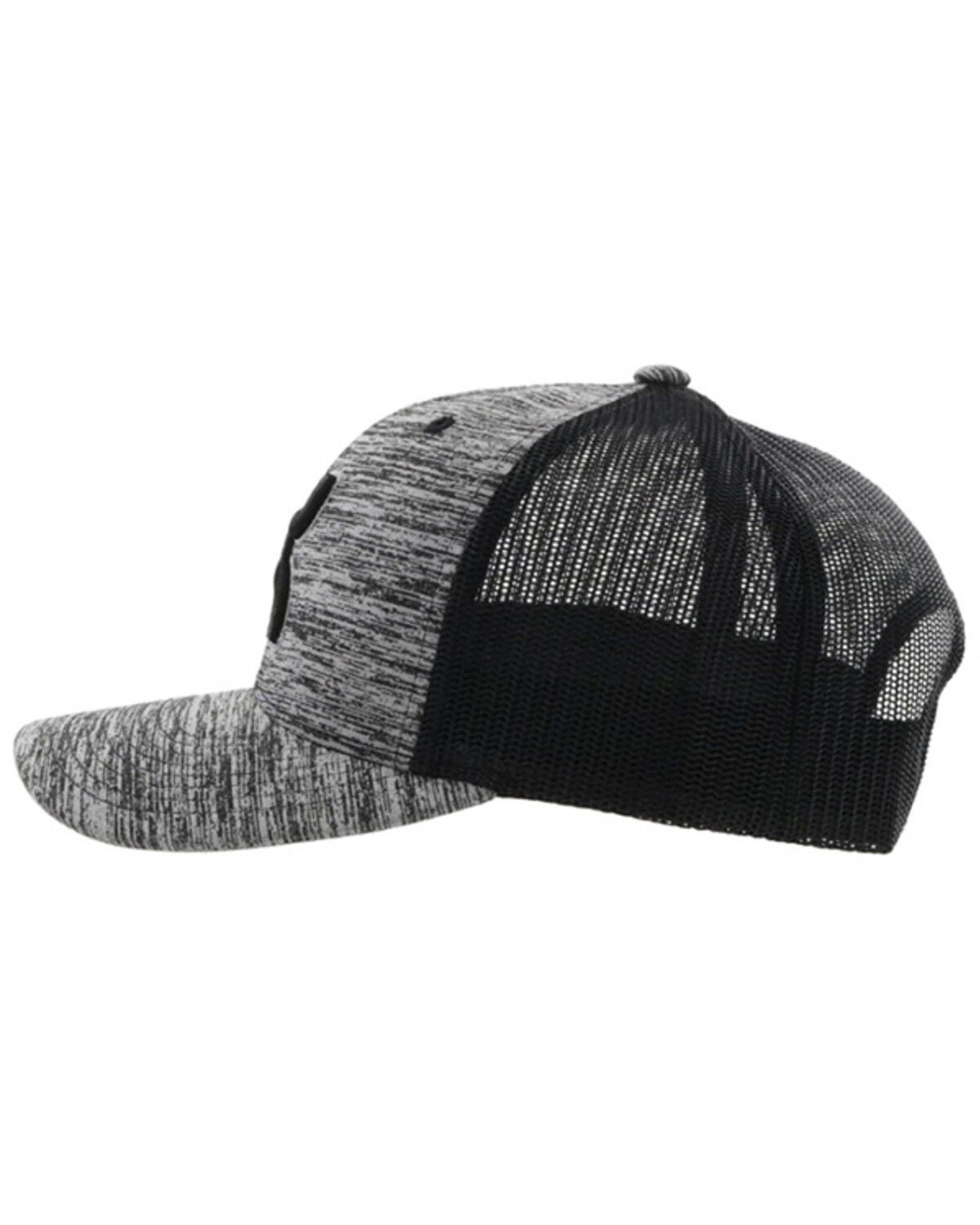 Image #4 - Hooey Men's Sterling Embroidered Logo Trucker Cap, Grey, hi-res