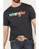 Image #3 - Wrangler Men's Mexico Flag Logo Short Sleeve Graphic T-Shirt, Charcoal, hi-res