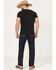 Image #3 - Cody James Men's Tucson Wash Jackson Slim Straight Selvedge Rigid Denim Jeans, Dark Wash, hi-res