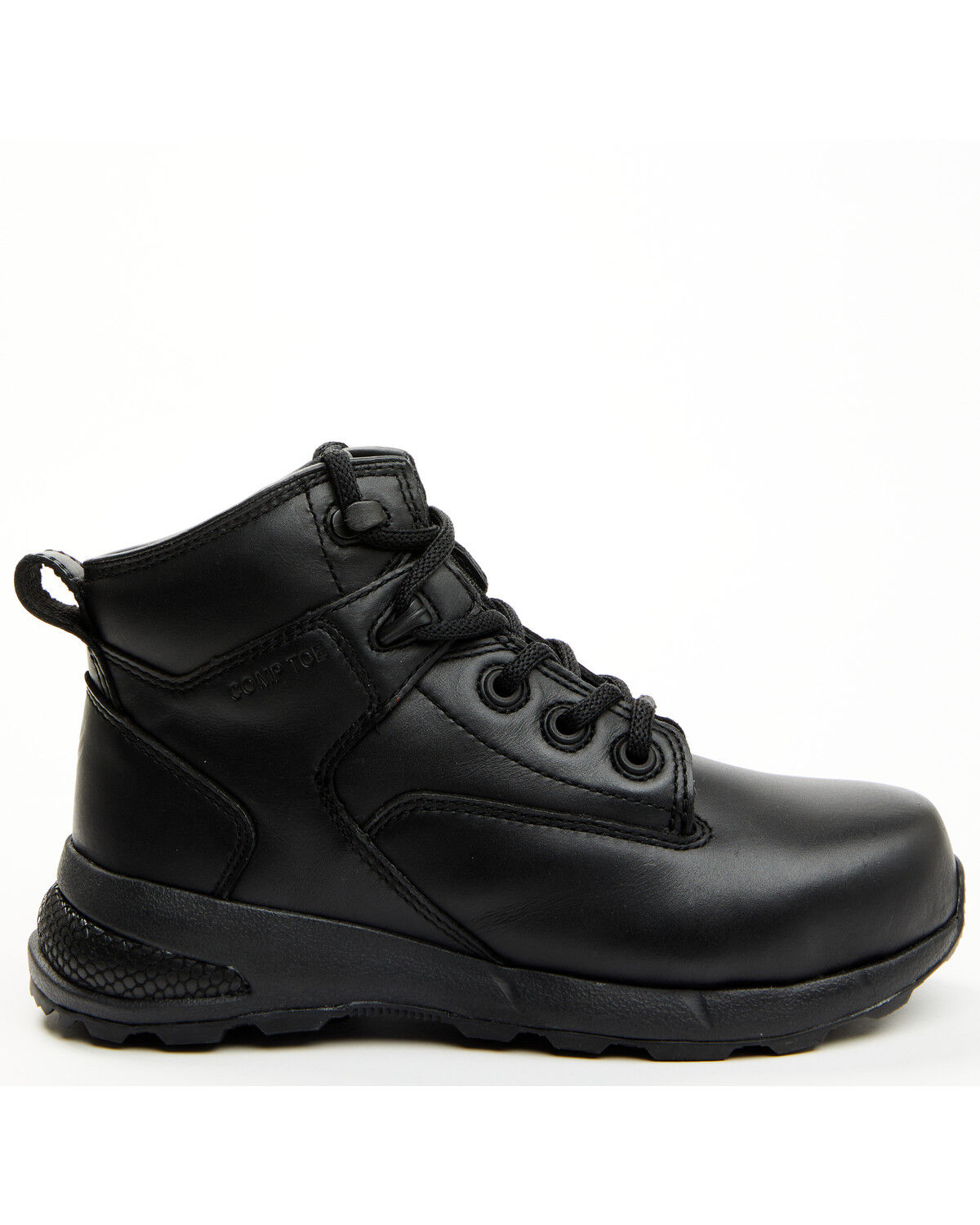 Image #2 - Hawx Women's 6" Uniform Work Boots - Composite Toe, Black, hi-res