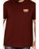 Image #3 - Brixton Men's Linwood Short Sleeve Standard Graphic T-Shirt, Rust Copper, hi-res