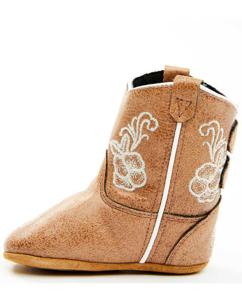 Image #3 - Shyanne Infant Girls' Lil' Lasy Poppet Boots - Round Toe, Brown, hi-res