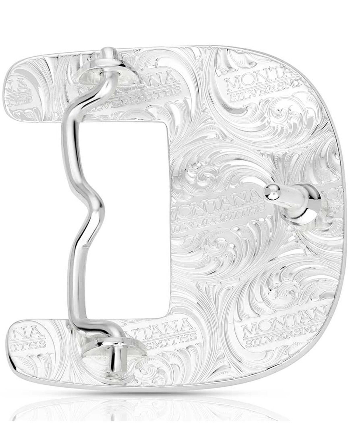 Image #2 - Montana Silversmiths Women's Clear Blue Sky Belt Buckle, Silver, hi-res