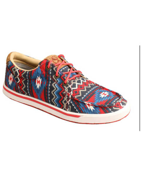 Image #1 - Hooey by Twisted X Women's Southwestern Print Causal Lopers, Multi, hi-res