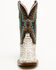 Image #4 - Dan Post Women's Exotic Python Western Boots - Broad Square Toe, Natural, hi-res