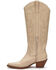 Image #3 - Coconuts by Matisse Women's Agency Tall Western Boots - Snip Toe , Ivory, hi-res