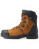 Image #2 - Ariat Men's Turbo Outlaw 8" Lace-Up Met Guard Work Boots - Carbon Toe, Dark Brown, hi-res