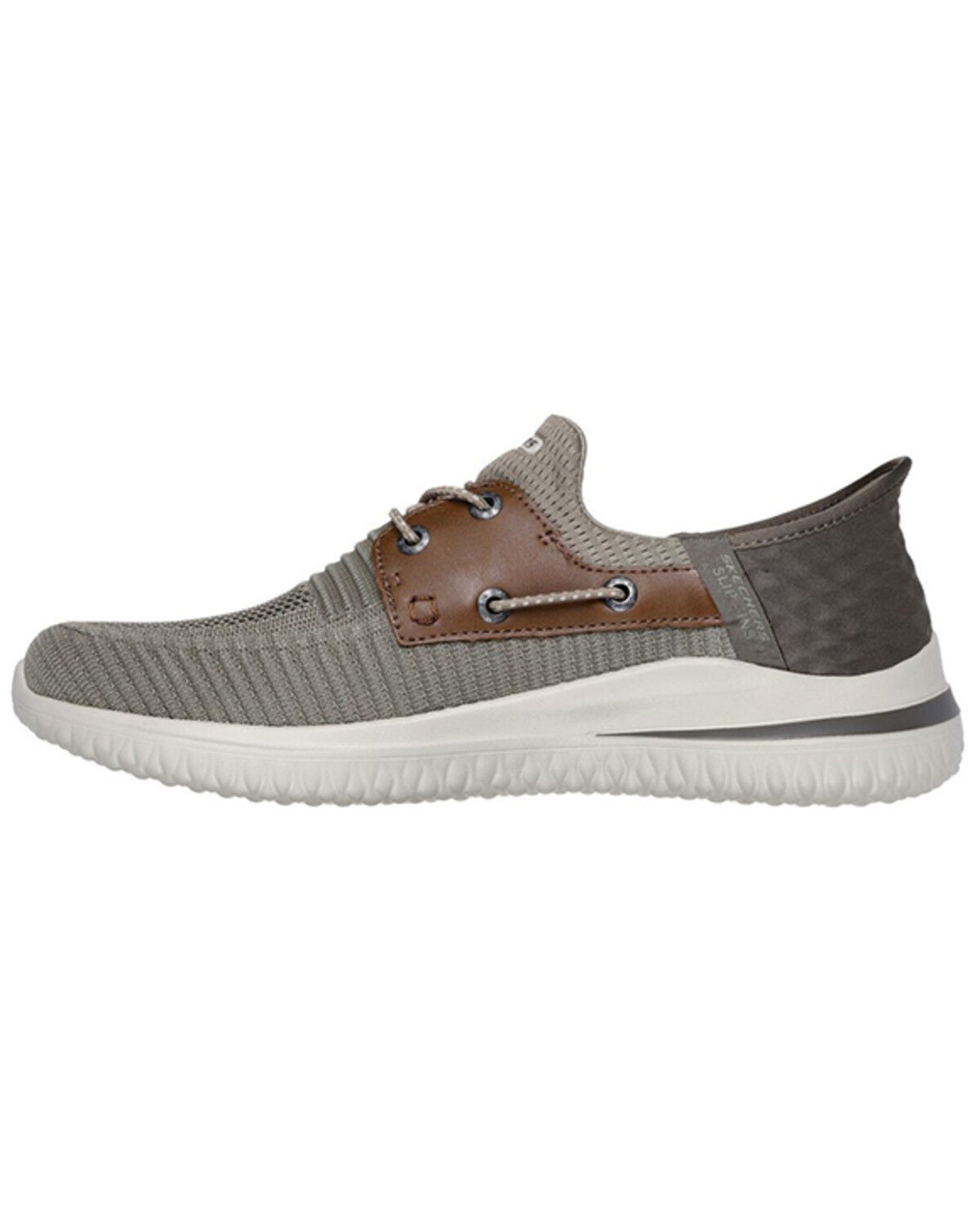Image #3 - Skechers Men's Roth Slip-Ins Casual Shoes - Moc Toe, Brown, hi-res