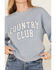 Image #3 - White Crow Women's Country Club Sweatshirt, Blue, hi-res
