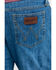 Wrangler 20X Men's Admiral Blue Relaxed Competition Bootcut Jeans - Long, Blue, hi-res