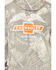 Image #4 - Buckwear Men's Camo Print Chevy Logo Eagle Graphic Hooded Sweatshirt, Camel, hi-res