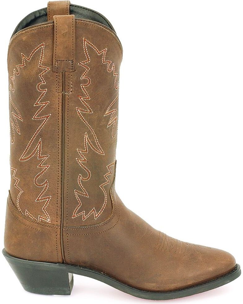 leather cowgirl boots cheap