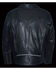 Image #4 - Milwaukee Leather Men's Lightweight Extra Long Biker Jacket - Big 5X , Black, hi-res