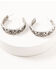 Image #1 - Shyanne Women's Shiloh Ridge Hoop Earrings, Silver, hi-res