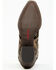 Image #7 - Laredo Women's Skyla Floral Studded Western Performance Boots - Snip Toe, Dark Brown, hi-res