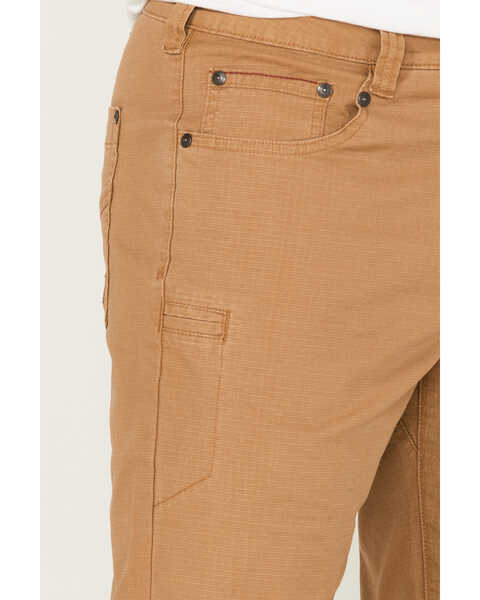 Image #2 - Brothers and Sons Men's Weathered Ripstop Slim Straight Outdoor Pants , Beige/khaki, hi-res