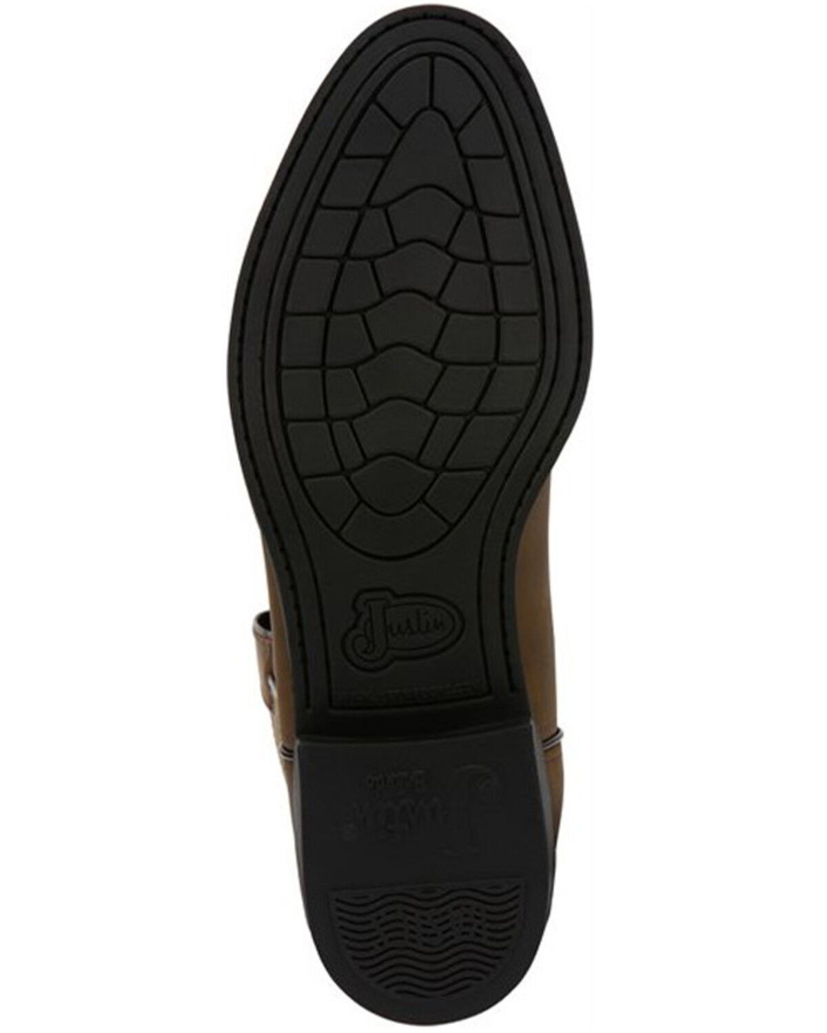 Image #13 - Justin Men's Basics Roper Western Boots - Medium Toe, Bay Apache, hi-res