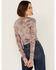 Image #4 - Free People Women's Gold Rush Printed Sequins Long Sleeve Top , Lavender, hi-res