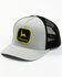 John Deere Men's Embroidered Logo Snapback Cap, Light Grey, hi-res