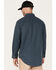 Wrangler Riggs Workwear Men's Heavyweight Long Sleeve Button Down Work Shirt, Navy, hi-res