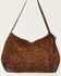 Image #2 - Justin Women's Leopard Print Crossbody Shoulder Bag, Brown, hi-res