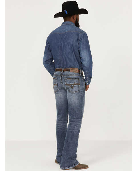 Image #3 - Cody James Men's Peacemaker Stretch Regular Bootcut Jeans , Dark Medium Wash, hi-res