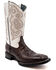 Image #1 - Ferrini Men's Kai Performance Western Boots - Broad Square Toe , Chocolate, hi-res