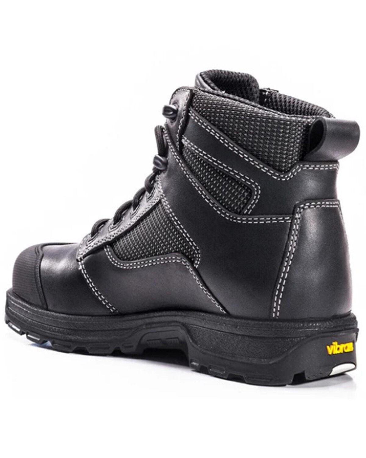 Image #3 - ROYER Men's Agility Artic Grip Work Boots - Composite Toe, Black, hi-res