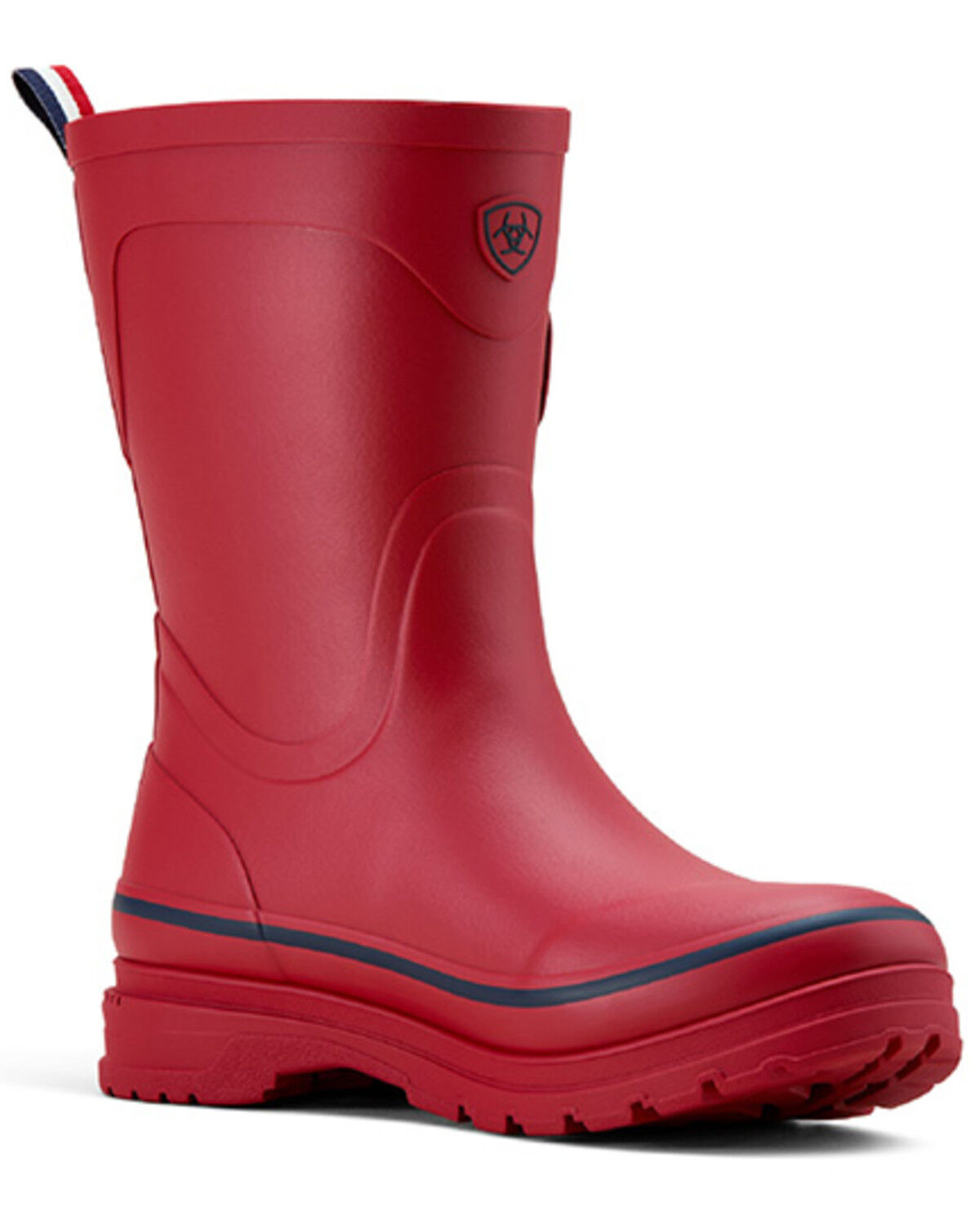 Image #1 - Ariat Women's Kelmarsh Mid Rubber Boots - Round Toe, Red, hi-res