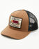 Image #1 - Cinch Men's Logo Patch Ball Cap, Brown, hi-res