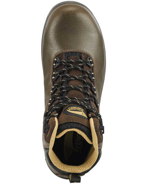 Avenger Men's Brown Breaker Work Boots - Composite Toe, Brown, hi-res