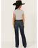 Image #1 - Wrangler Girls' Trouser Stretch Denim Jeans, Blue, hi-res