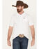 Hooey Men's Hot-Shot Mini Logo Print Polo, White, hi-res
