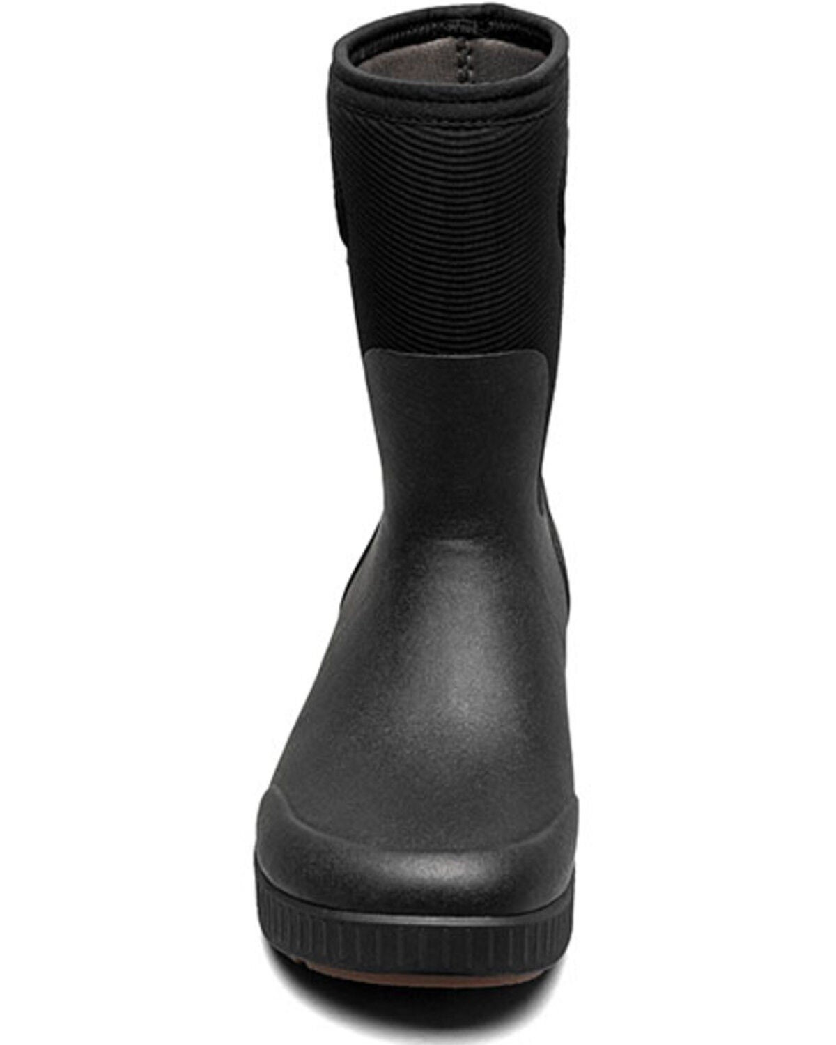 Image #4 - Bogs Women's Seattle II Mid Rain Boots - Round Toe, Black, hi-res