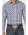 Image #3 - Wrangler Retro Men's Plaid Print Long Sleeve Snap Western Shirt, , hi-res