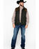 Image #6 - Outback Trading Co. Men's Brant Oil Dual Entry Vest, Olive, hi-res