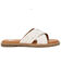 Image #2 - Yellow Box Women's Linta Crossband Slide Sandals, Silver, hi-res