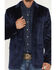 Image #3 - Rock & Roll Denim Men's Paisley Velvet Modern Fit Sportcoat, Navy, hi-res