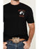 Image #3 - Riot Society Men's Boot Barn Exclusive Ropin' Souls Reaper Short Sleeve Graphic T-Shirt, Black, hi-res