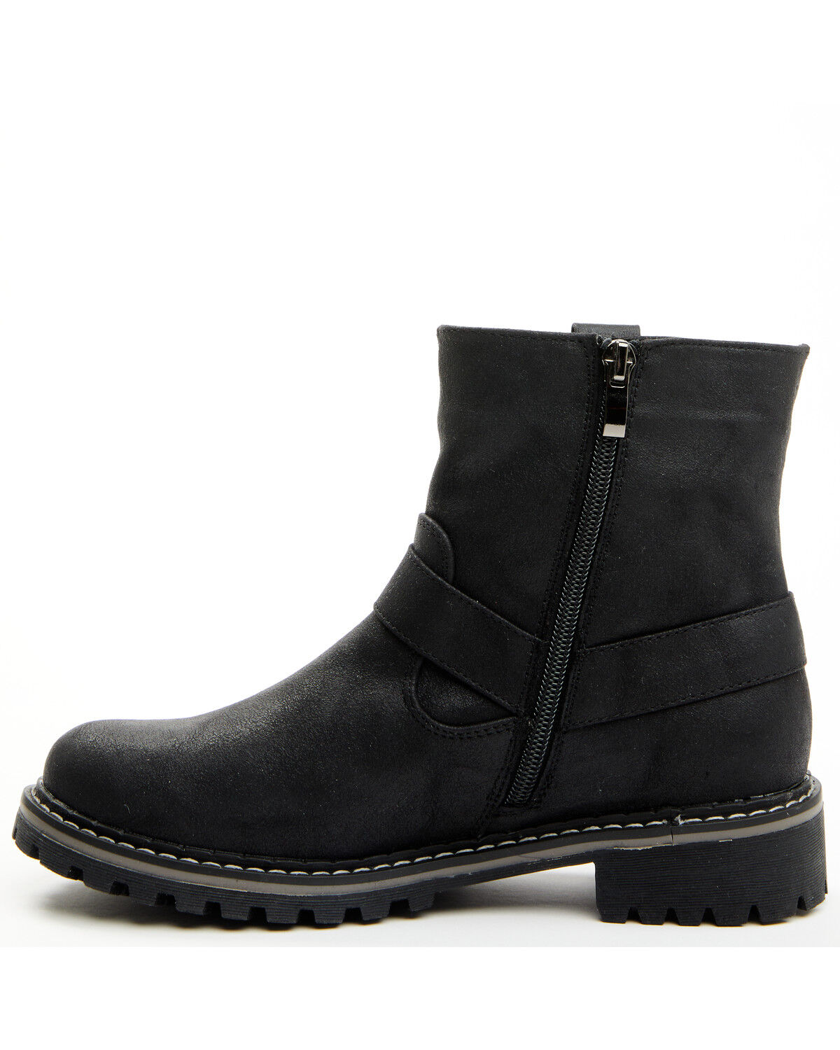 Image #3 - Corkys Women's Fall In Love Harness Booties - Round Toe, Black, hi-res