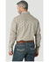 Wrangler Men's FR 20X Southwestern Geo Print Long Sleeve Snap Western Work Shirt, Tan, hi-res