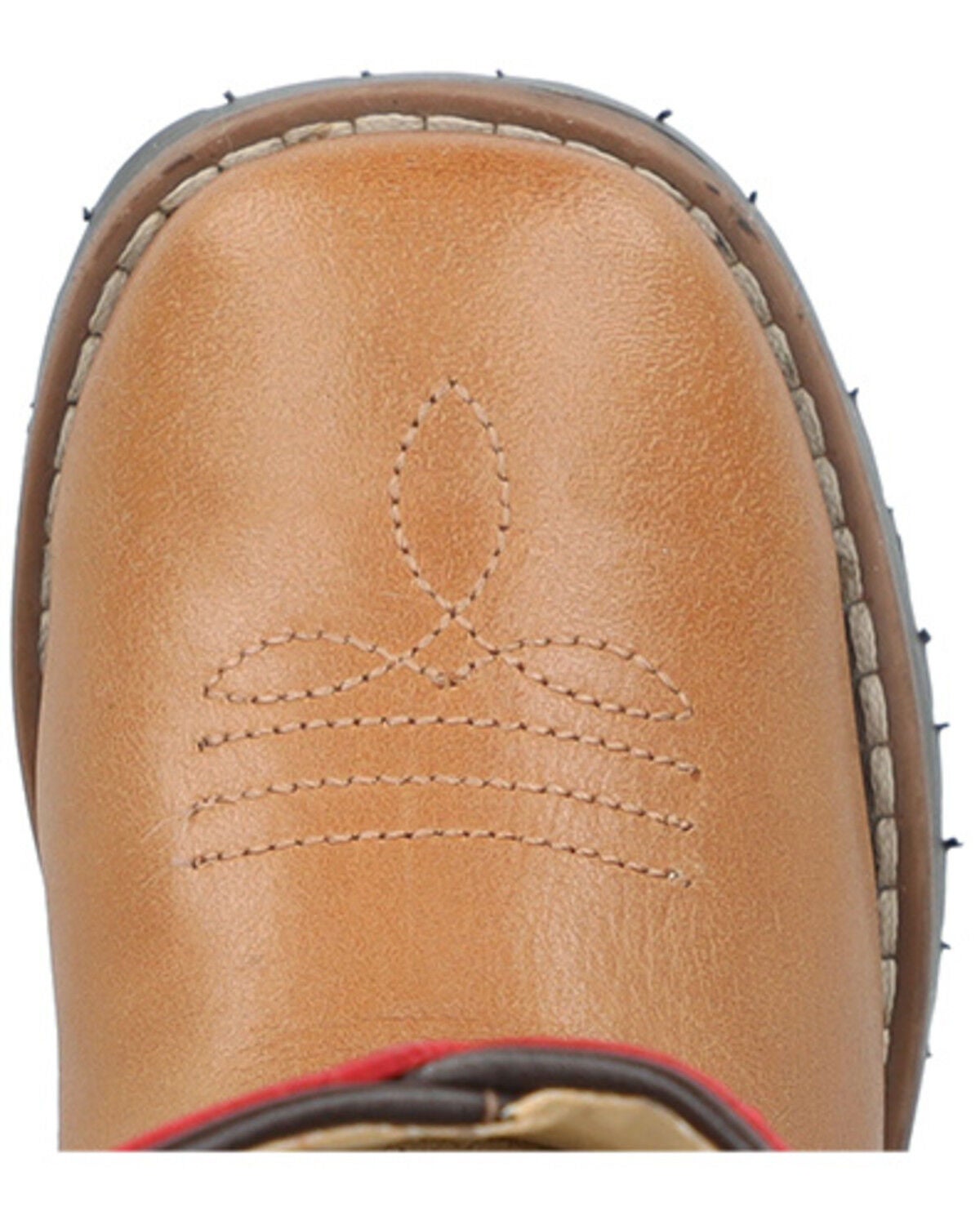 Image #5 - Smoky Mountain Toddler Boys' Autry Western Boots - Square Toe, Tan, hi-res